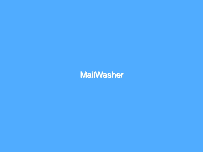 MailWasher